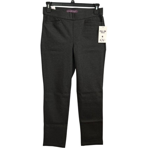 Gloria Vanderbilt Heather Grey Pull-On Trouser Womens Pants Size 8 Professional - Picture 1 of 9